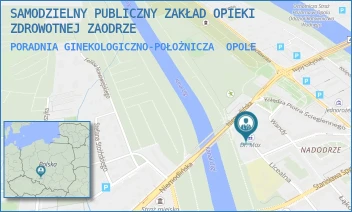PORADNIA GINEKOLOGICZNO-POŁOŻNICZA - SAMODZIELNY PUBLICZNY ZAKŁAD OPIEKI ZDROWOTNEJ ZAODRZE - LICEALNA 18,  OPOLE
