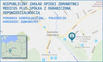 PORADNIA GINEKOLOGICZNO - POŁOŻNICZA - NIEPUBLICZNY ZAKŁAD OPIEKI ZDROWOTNEJ MEDICUS PLUS SPÓŁKA Z OGRANICZONĄ ODPOWIEDZIALNOŚCIĄ - UL. NAUCZYCIELSKA 2,  KAMIENIEC ZĄBKOWICKI