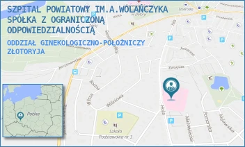 ODDZIAŁ GINEKOLOGICZNO-POŁOŻNICZY - SZPITAL POWIATOWY IM.A.WOLAŃCZYKA SPÓŁKA Z OGRANICZONĄ ODPOWIEDZIALNOŚCIĄ - UL. HOŻA 11,  ZŁOTORYJA