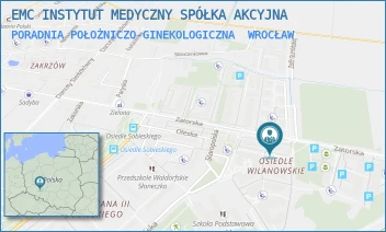 PORADNIA POŁOŻNICZO-GINEKOLOGICZNA - EMC INSTYTUT MEDYCZNY SPÓŁKA AKCYJNA - UL. ZATORSKA 55A,  WROCŁAW