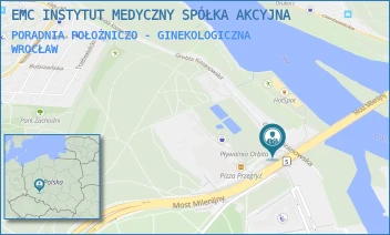 PORADNIA POŁOŻNICZO - GINEKOLOGICZNA - EMC INSTYTUT MEDYCZNY SPÓŁKA AKCYJNA - UL. WEJHEROWSKA 28/4,  WROCŁAW