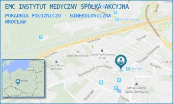 PORADNIA POŁOŻNICZO - GINEKOLOGICZNA - EMC INSTYTUT MEDYCZNY SPÓŁKA AKCYJNA - UL. BOLESŁAWA KRZYWOUSTEGO 290,  WROCŁAW
