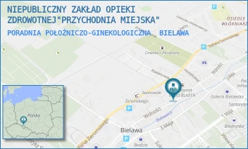 PORADNIA POŁOŻNICZO-GINEKOLOGICZNA - NIEPUBLICZNY ZAKŁAD OPIEKI ZDROWOTNEJ"PRZYCHODNIA MIEJSKA" - UL. WOLNOŚCI 148,  BIELAWA