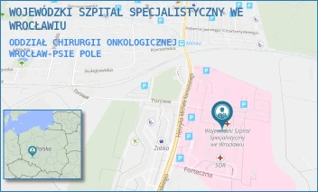 ODDZIAŁ CHIRURGII ONKOLOGICZNEJ - WOJEWÓDZKI SZPITAL SPECJALISTYCZNY WE WROCŁAWIU - UL. HENRYKA MICHAŁA KAMIEŃSKIEGO 73A,  WROCŁAW-PSIE POLE
