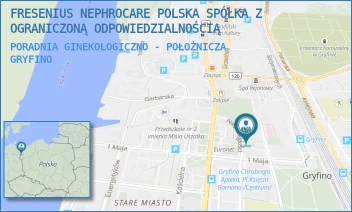 PORADNIA GINEKOLOGICZNO - POŁOŻNICZA - FRESENIUS NEPHROCARE POLSKA SPÓŁKA Z OGRANICZONĄ ODPOWIEDZIALNOŚCIĄ - NIEPODLEGŁOŚCI 28,  GRYFINO