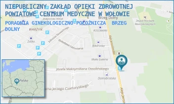 PORADNIA GINEKOLOGICZNO-POŁOŻNICZA - POWIATOWE CENTRUM MEDYCZNE W WOŁOWIE SP. Z O.O. - UL. ALEJE JEROZOLIMSKIE 28,  BRZEG DOLNY