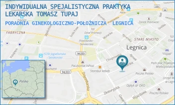 PORADNIA GINEKOLOGICZNO-POŁOŻNICZA - INDYWIDUALNA SPEJALISTYCZNA PRAKTYKA LEKARSKA TOMASZ TUPAJ - UL. PIEKARSKA 7,  LEGNICA