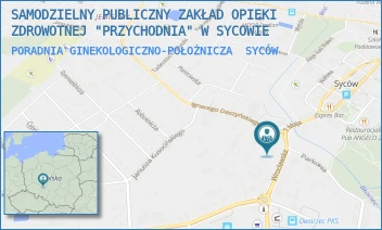PORADNIA GINEKOLOGICZNO-POŁOŻNICZA - SAMODZIELNY PUBLICZNY ZAKŁAD OPIEKI ZDROWOTNEJ "PRZYCHODNIA" W SYCOWIE - UL. WROCŁAWSKA 2,  SYCÓW