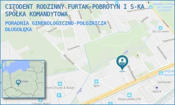 PORADNIA GINEKOLOGICZNO-POŁOŻNICZA - CITODENT RODZINNY FURTAK-POBROTYN I S-KA SPÓŁKA KOMANDYTOWA - UL. WROCŁAWSKA 24A,  DŁUGOŁĘKA