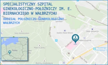 ODDZIAŁ POŁOŻNICZO-GINEKOLOGICZNY - SPECJALISTYCZNY SZPITAL GINEKOLOGICZNO-POŁOŻNICZY IM. E. BIERNACKIEGO W WAŁBRZYCHU - UL. IGNACEGO PADEREWSKIEGO 10,  WAŁBRZYCH