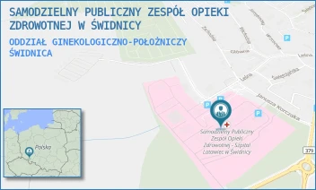 ODDZIAŁ GINEKOLOGICZNO-POŁOŻNICZY - SAMODZIELNY PUBLICZNY ZESPÓŁ OPIEKI ZDROWOTNEJ W ŚWIDNICY - UL. LEŚNA 27-29,  ŚWIDNICA