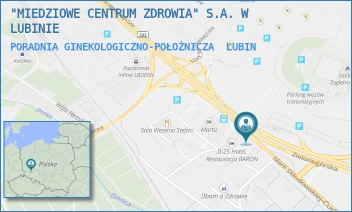 PORADNIA GINEKOLOGICZNO-POŁOŻNICZA - "MIEDZIOWE CENTRUM ZDROWIA" S.A. W LUBINIE - UL. M.SKŁODOWSKIEJ-CURIE 54-60,  LUBIN
