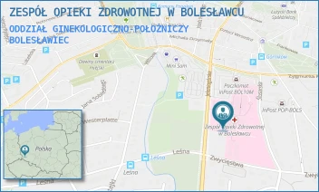 ODDZIAŁ GINEKOLOGICZNO-POŁOŻNICZY - ZESPÓŁ OPIEKI ZDROWOTNEJ W BOLESŁAWCU - UL. JELENIOGÓRSKA 4,  BOLESŁAWIEC