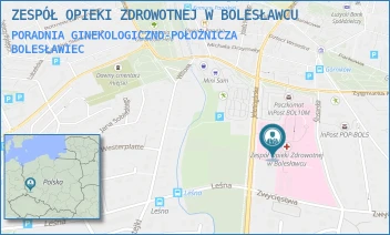 PORADNIA GINEKOLOGICZNO-POŁOŻNICZA - ZESPÓŁ OPIEKI ZDROWOTNEJ W BOLESŁAWCU - UL. JELENIOGÓRSKA 4,  BOLESŁAWIEC