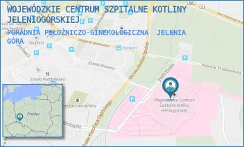 PORADNIA POŁOŻNICZO-GINEKOLOGICZNA - WOJEWÓDZKIE CENTRUM SZPITALNE KOTLINY JELENIOGÓRSKIEJ - UL. MICHAŁA KLEOFASA OGIŃSKIEGO 6,  JELENIA GÓRA