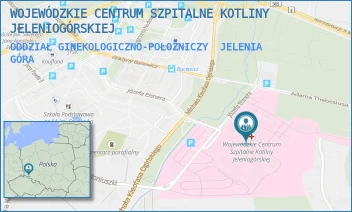 ODDZIAŁ GINEKOLOGICZNO-POŁOŻNICZY - WOJEWÓDZKIE CENTRUM SZPITALNE KOTLINY JELENIOGÓRSKIEJ - UL. MICHAŁA KLEOFASA OGIŃSKIEGO 6,  JELENIA GÓRA