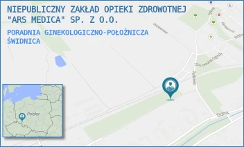 PORADNIA GINEKOLOGICZNO-POŁOŻNICZA - NIEPUBLICZNY ZAKŁAD OPIEKI ZDROWOTNEJ "ARS MEDICA" SP. Z O.O. - UL. M. KONOPNICKIEJ 4,  ŚWIDNICA