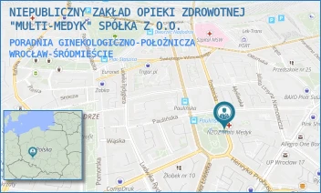 PORADNIA GINEKOLOGICZNO-POŁOŻNICZA - NIEPUBLICZNY ZAKŁAD OPIEKI ZDROWOTNEJ "MULTI-MEDYK" SPÓŁKA Z O.O. - PL. ŚW. MACIEJA 8,  WROCŁAW