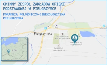 PORADNIA POŁOŻNICZO-GINEKOLOGICZNA - GMINNY ZESPÓŁ ZAKŁADÓW OPIEKI PODSTAWOWEJ W PIELGRZYMCE - PIELGRZYMKA 109F,  PIELGRZYMKA