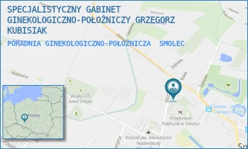 PORADNIA GINEKOLOGICZNO-POŁOŻNICZA - SPECJALISTYCZNY GABINET GINEKOLOGICZNO-POŁOŻNICZY GRZEGORZ KUBISIAK - UL. WIERZBOWA 9,  SMOLEC