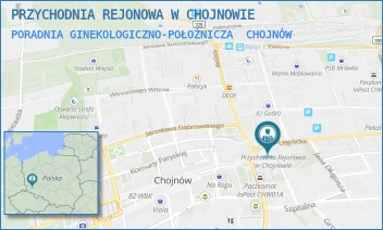 PORADNIA GINEKOLOGICZNO-POŁOŻNICZA - PRZYCHODNIA REJONOWA W CHOJNOWIE - UL. LEGNICKA 12,  CHOJNÓW