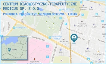 PORADNIA POŁOŻNICZO-GINEKOLOGICZNA - CENTRUM DIAGNOSTYCZNO-TERAPEUTYCZNE MEDICUS SP. Z O.O. - UL. SŁONECZNA 1,  LUBIN