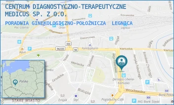 PORADNIA GINEKOLOGICZNO-POŁOŻNICZA - CENTRUM DIAGNOSTYCZNO-TERAPEUTYCZNE MEDICUS SP. Z O.O. - UL. JERZEGO LIBANA 7,  LEGNICA