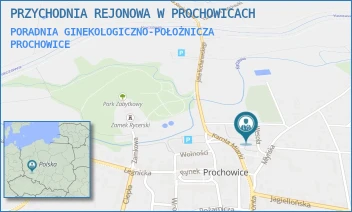 PORADNIA GINEKOLOGICZNO-POŁOŻNICZA - PRZYCHODNIA REJONOWA W PROCHOWICACH - UL. ANTONIEGO RYMSZY 3,  PROCHOWICE