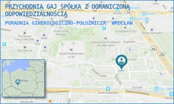 PORADNIA GINEKOLOGICZNO-POŁOŻNICZA - PRZYCHODNIA GAJ SPÓŁKA Z OGRANICZONĄ ODPOWIEDZIALNOŚCIĄ - UL. KRYNICKA 51,  WROCŁAW