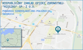 PORADNIA GINEKOLOGICZNO-POŁOŻNICZA - NIEPUBLICZNY ZAKŁAD OPIEKI ZDROWOTNEJ "MIESZKO" SP. Z O.O. - UL. MIESZKA I 10,  ŚWIDNICA