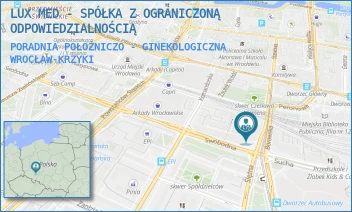 PORADNIA POŁOŻNICZO - GINEKOLOGICZNA - LUX MED - SPÓŁKA Z OGRANICZONĄ ODPOWIEDZIALNOŚCIĄ - UL. SWOBODNA 1,  WROCŁAW-KRZYKI