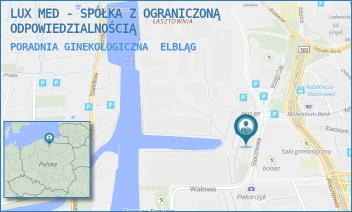 PORADNIA GINEKOLOGICZNA - LUX MED - SPÓŁKA Z OGRANICZONĄ ODPOWIEDZIALNOŚCIĄ - STOCZNIOWA 2,  ELBLĄG