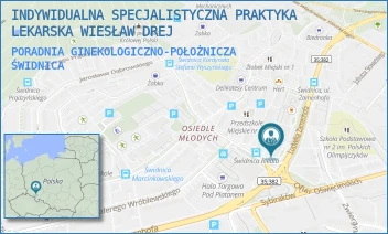 PORADNIA GINEKOLOGICZNO-POŁOŻNICZA - INDYWIDUALNA SPECJALISTYCZNA PRAKTYKA LEKARSKA WIESŁAW DREJ - UL. LUDWIKA ZAMENHOFA 46,  ŚWIDNICA