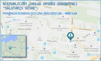 PORADNIA GINEKOLOGICZNO-POŁOŻNICZA - NIEPUBLICZNY ZAKŁAD OPIEKI ZDROWOTNEJ "SALUTARIS VITAE" - UL. GUBIŃSKA 8,  WROCŁAW