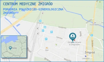 PORADNIA POŁOŻNICZO-GINEKOLOGICZNA - CENTRUM MEDYCZNE ŻMIGRÓD - UL. LIPOWA 4,  ŻMIGRÓD