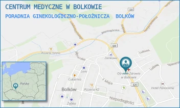 PORADNIA GINEKOLOGICZNO-POŁOŻNICZA - CENTRUM MEDYCZNE W BOLKOWIE - UL. WYSOKOGÓRSKA 6,  BOLKÓW