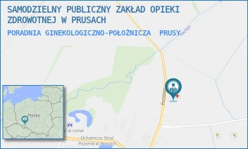 PORADNIA GINEKOLOGICZNO-POŁOŻNICZA - SAMODZIELNY PUBLICZNY ZAKŁAD OPIEKI ZDROWOTNEJ W PRUSACH - UL. POCZTOWA 33,  PRUSY