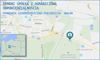 PORADNIA GINEKOLOGICZNO-POŁOŻNICZA - GEMINI SPÓŁKA Z OGRANICZONĄ ODPOWIEDZIALNOŚCIĄ - UL. TRZEBNICKA 20/4,  WOŁÓW
