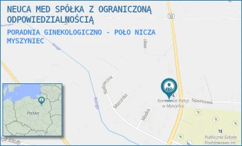 PORADNIA GINEKOLOGICZNO - POŁONICZA - ŚWIAT ZDROWIA OPERATOR MEDYCZNY SP. Z O.O - DR. STANISŁAWA PAWŁOWSKIEGO 15,  MYSZYNIEC