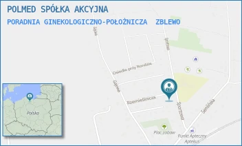 PORADNIA GINEKOLOGICZNO-POŁOŻNICZA - POLMED SPÓŁKA AKCYJNA - UL. SPORTOWA 3,  ZBLEWO