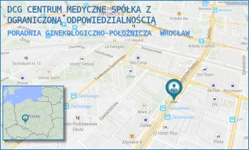 PORADNIA GINEKOLOGICZNO-POŁOŻNICZA - DCG CENTRUM MEDYCZNE SPÓŁKA Z OGRANICZONĄ ODPOWIEDZIALNOŚCIĄ - UL. POWSTAŃCÓW ŚLĄSKICH 48A,  WROCŁAW