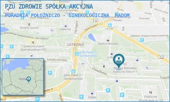 PORADNIA POŁOŻNICZO - GINEKOLOGICZNA - PZU ZDROWIE SPÓŁKA AKCYJNA - OSIEDLOWA 9,  RADOM