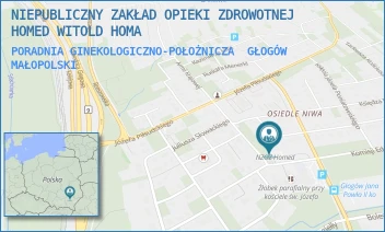 PORADNIA GINEKOLOGICZNO-POŁOŻNICZA - NIEPUBLICZNY ZAKŁAD OPIEKI ZDROWOTNEJ HOMED WITOLD HOMA - UL. IGNACEGO PADEREWSKIEGO 14,  GŁOGÓW MAŁOPOLSKI