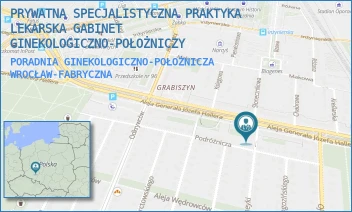 PORADNIA GINEKOLOGICZNO-POŁOŻNICZA - PRYWATNA SPECJALISTYCZNA PRAKTYKA LEKARSKA GABINET GINEKOLOGICZNO-POŁOŻNICZY - UL. IGNACEGO DOMEYKI 1/A,  WROCŁAW-FABRYCZNA