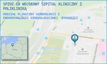 ODDZIAŁ KLINICZNY GINEKOLOGII I ENDOKRYNOLOGII GINEKOLOGICZNEJ - SPZOZ 10 WOJSKOWY SZPITAL KLINICZNY Z POLIKLINIKĄ - POWSTAŃCÓW WARSZAWY 5,  BYDGOSZCZ