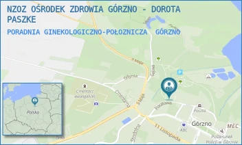 PORADNIA GINEKOLOGICZNO-POŁOZNICZA - NZOZ OŚRODEK ZDROWIA GÓRZNO - DOROTA PASZKE - POCZTOWA 16,  GÓRZNO