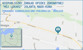 PORADNIA GINEKOLOGICZNO-POŁOŻNICZA - NIEPUBLICZNY ZAKŁAD OPIEKI ZDROWOTNEJ "MÓJ LEKARZ" JOLANTA MADO-KUNA - STAROWIEJSKA 10,  WIELGIE