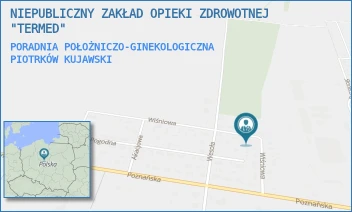 PORADNIA POŁOŻNICZO-GINEKOLOGICZNA - NIEPUBLICZNY ZAKŁAD OPIEKI ZDROWOTNEJ "TERMED" - WIŚNIOWA 11A,  PIOTRKÓW KUJAWSKI