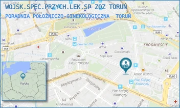 PORADNIA POŁOŻNICZO-GINEKOLOGICZNA - WOJSK.SPEC.PRZYCH.LEK.SP ZOZ TORUŃ - GEN. JANA HENRYKA DĄBROWSKIEGO 1,  TORUŃ