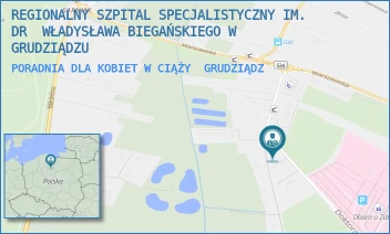 PORADNIA DLA KOBIET W CIĄŻY - REGIONALNY SZPITAL SPECJALISTYCZNY IM. DR  WŁADYSŁAWA BIEGAŃSKIEGO W GRUDZIĄDZU - RYDYGIERA 15/17,  GRUDZIĄDZ